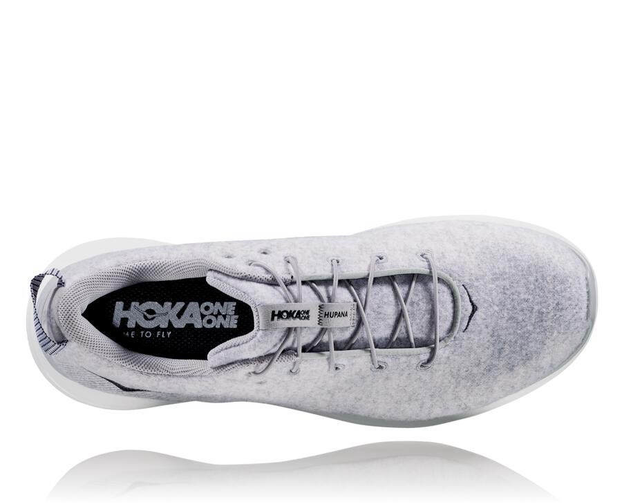 Chaussure Running Hoka One One Hupana Flow Wool Homme - Grise - FYB-830219